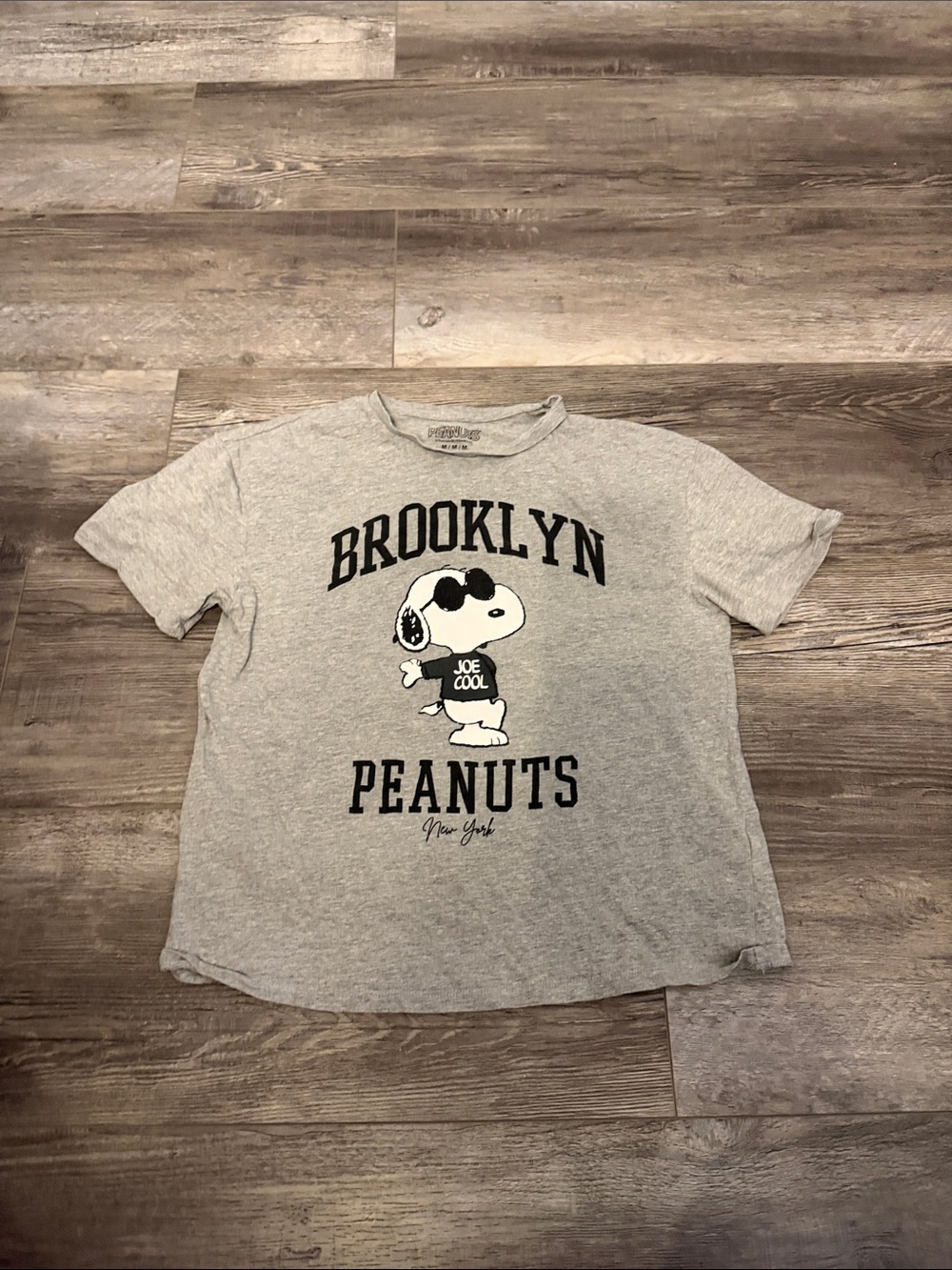 Peanuts Gray Joe Cool‎ 'Brooklyn' Graphic Tee
